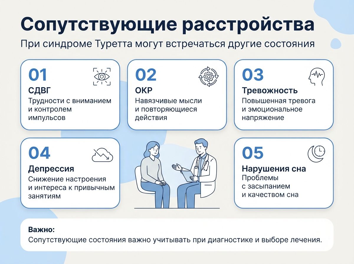 Лечение синдрома Туретта в Ржеве инфографика