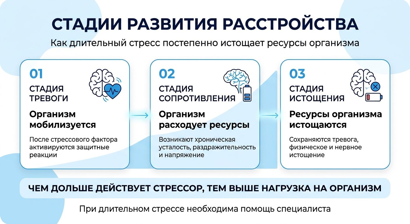Лечение стресса в Ржеве инфографика